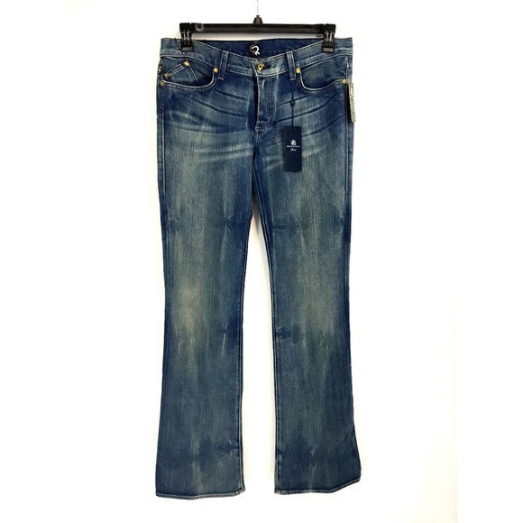 Rock & Republic Denim - Rock & Republic Boot Cut Acid Wash Jeans